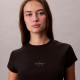 Calvin Klein Γυναικεία κοντομάνικη μπλούζα Monogram Logo Baby Tee